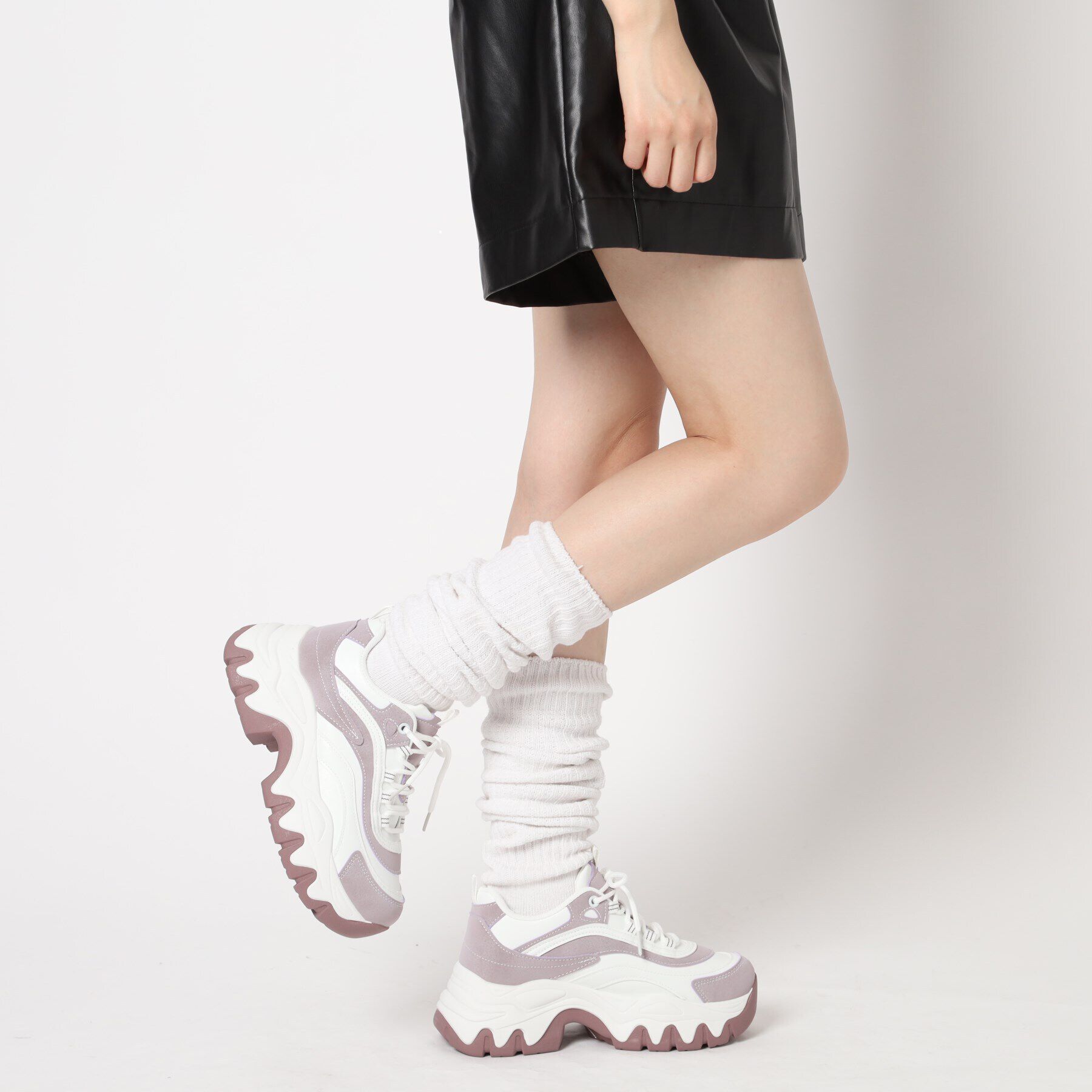 csT&P「厚底凹凸ソールスニーカー」|スニーカー|