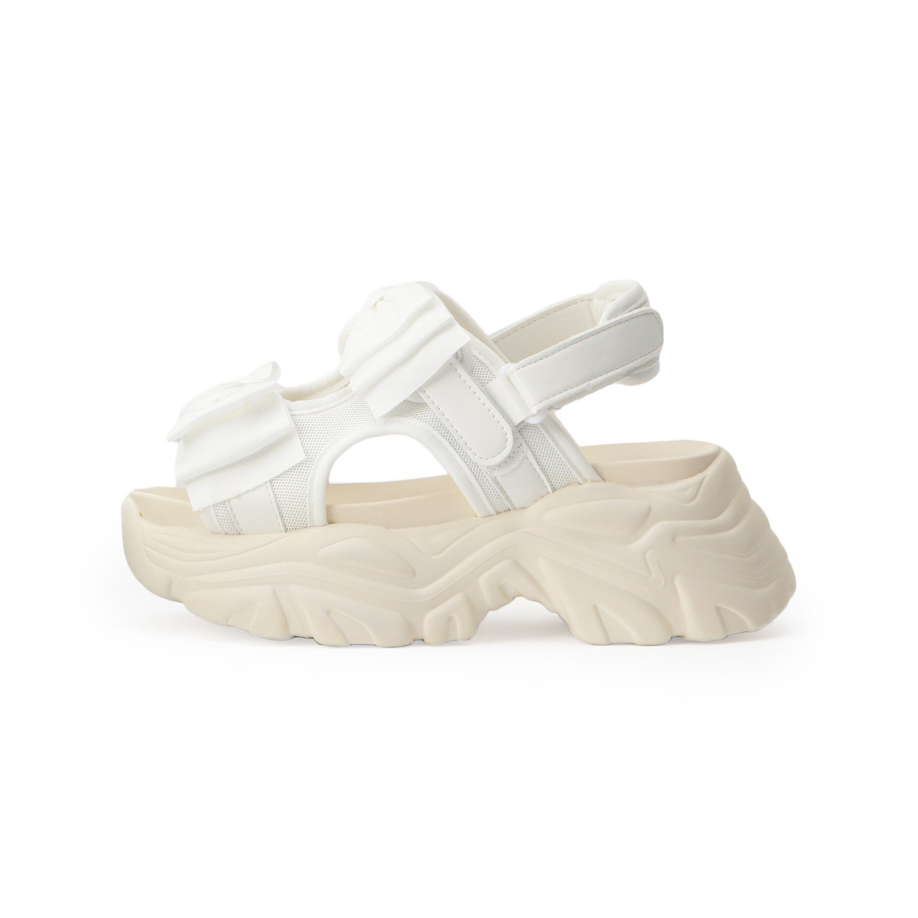 csT&P「厚底ダブルリボンサンダル」|サンダル|