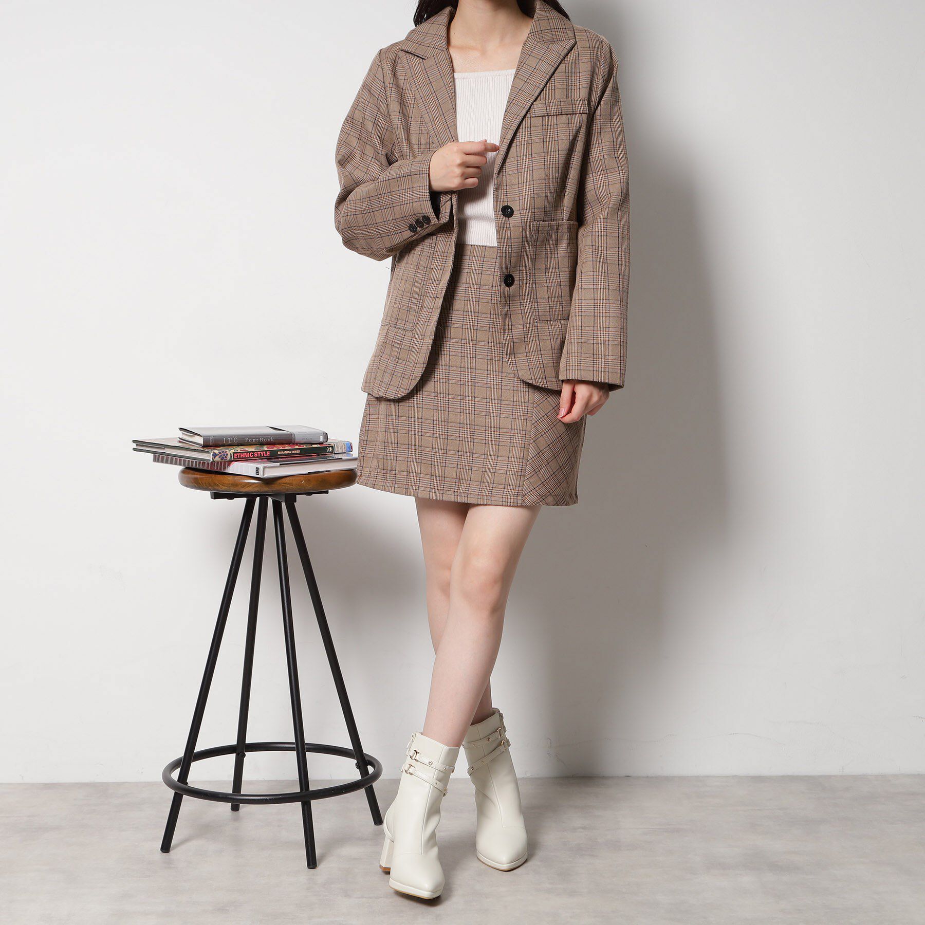 ESPERANZA「【EC先行販売】2WAYスタッズベルトショートブーツ」|ショートブーツ|