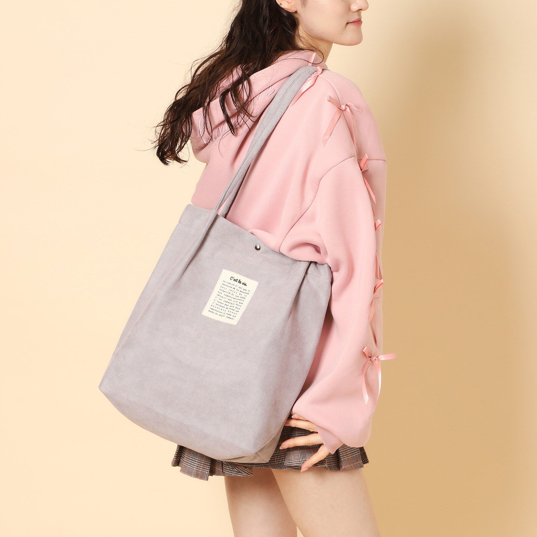 Ober Tashe「【新生活・新学期】ハンドルタックトート」|トートバッグ|