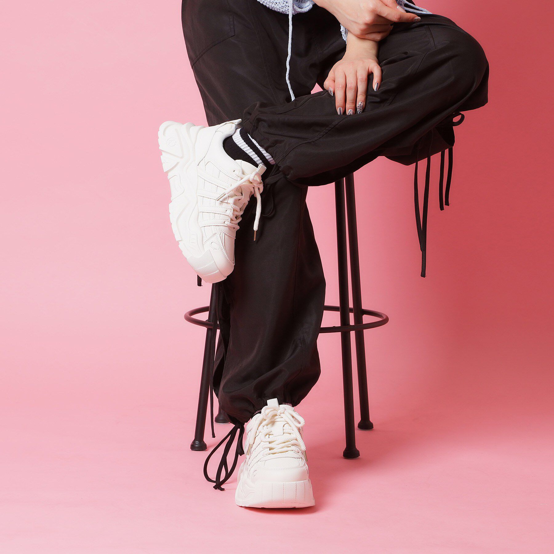 csT&P「厚底スニーカー」|スニーカー|アイボリー(004)