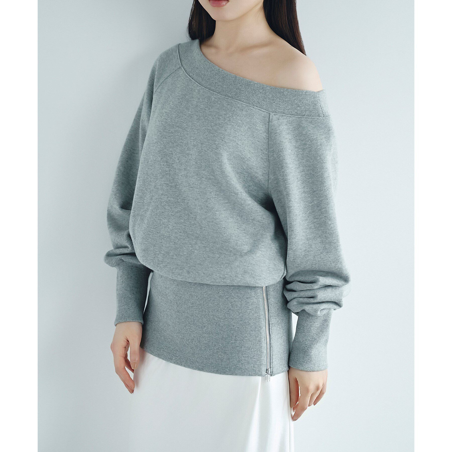 CODE A「【Re】off－shoulder sweat」|パーカー|