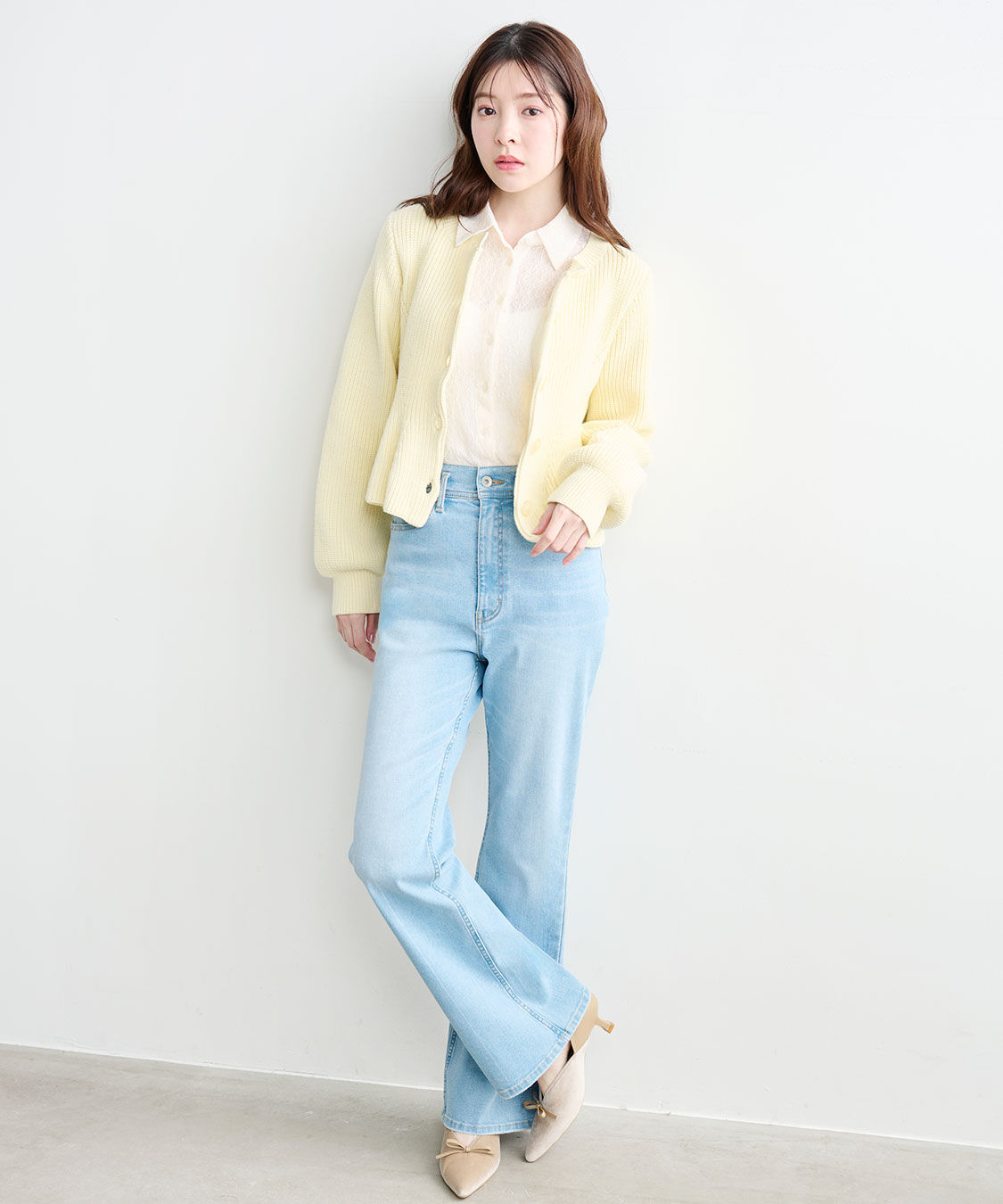 COCO DEAL「ストレッチレースシャツブラウス」|シャツ・ブラウス|