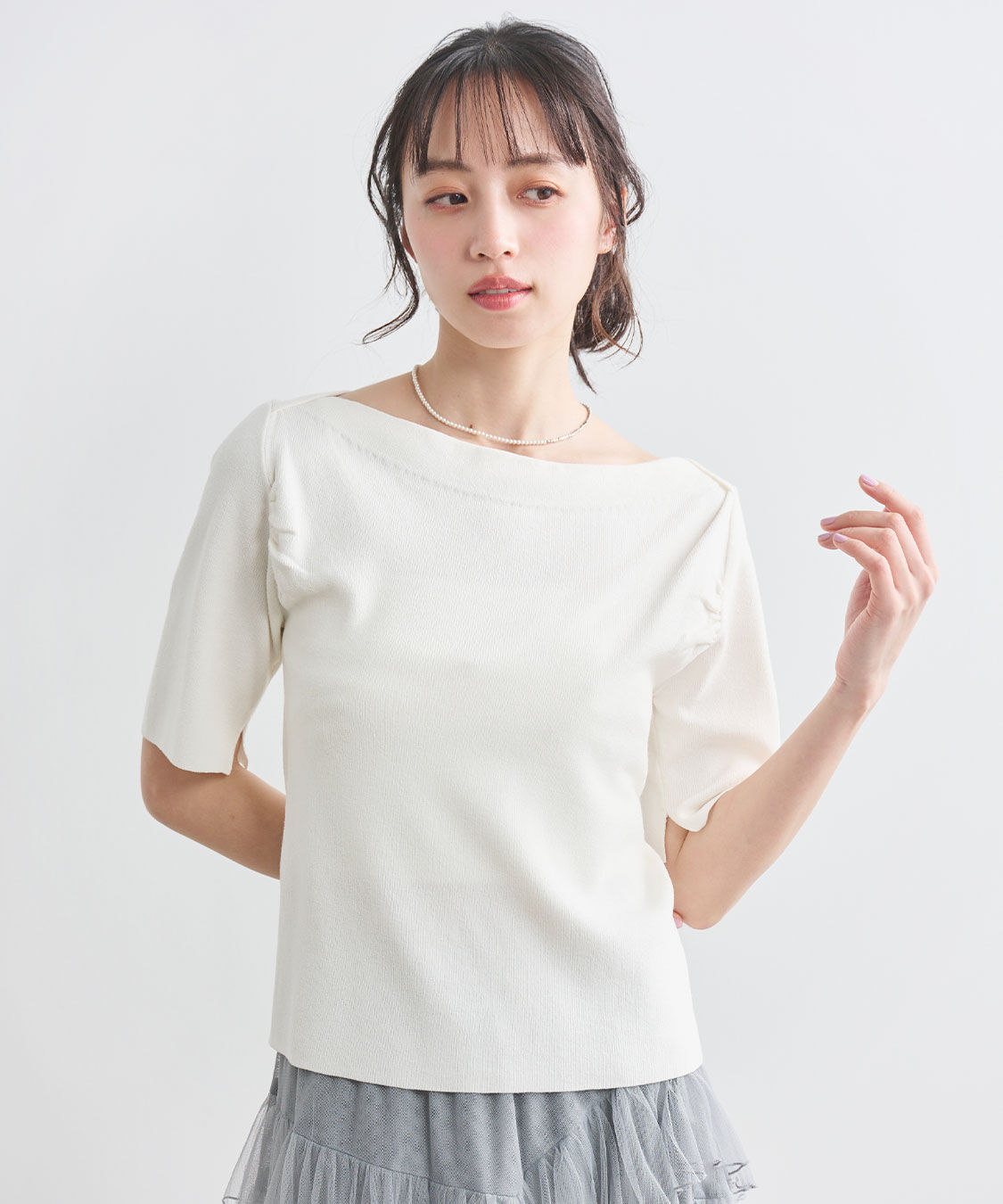 COCO DEAL「ギャザーニット」|ニット・セーター|