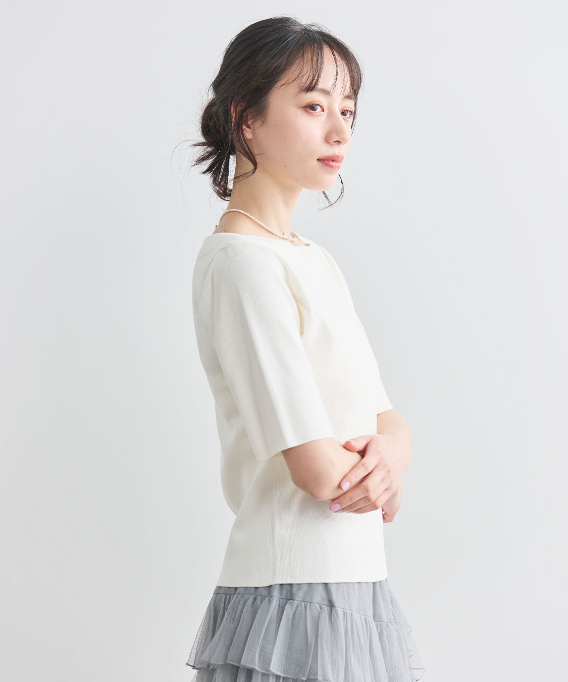 COCO DEAL「ギャザーニット」|ニット・セーター|