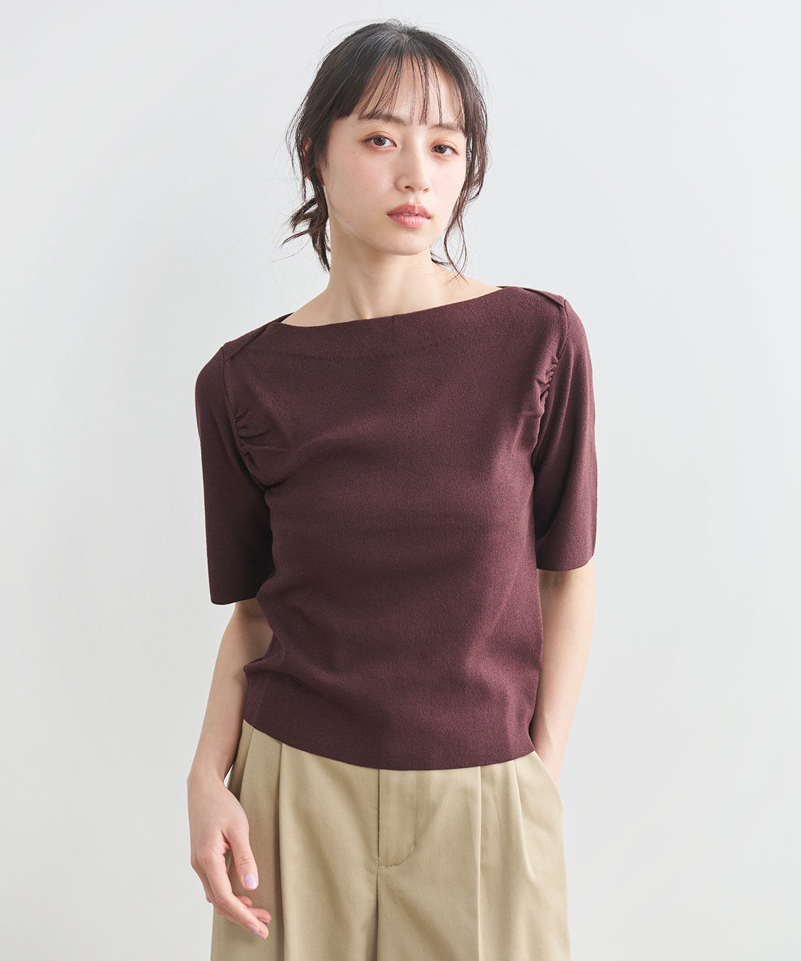 COCO DEAL「ギャザーニット」|ニット・セーター|