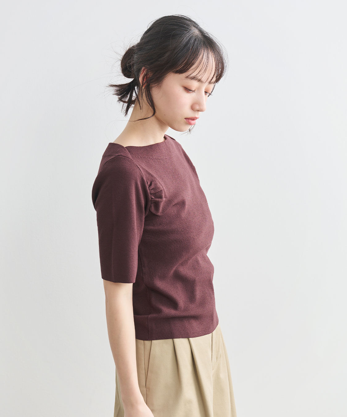 COCO DEAL「ギャザーニット」|ニット・セーター|