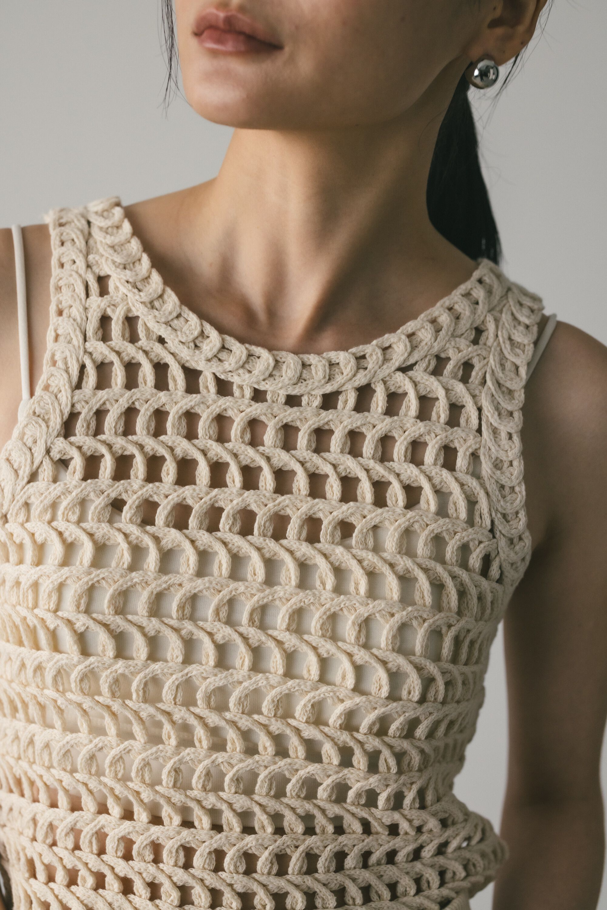 STYLEMIXER「テープヤーンショートニット」|タンクトップ|