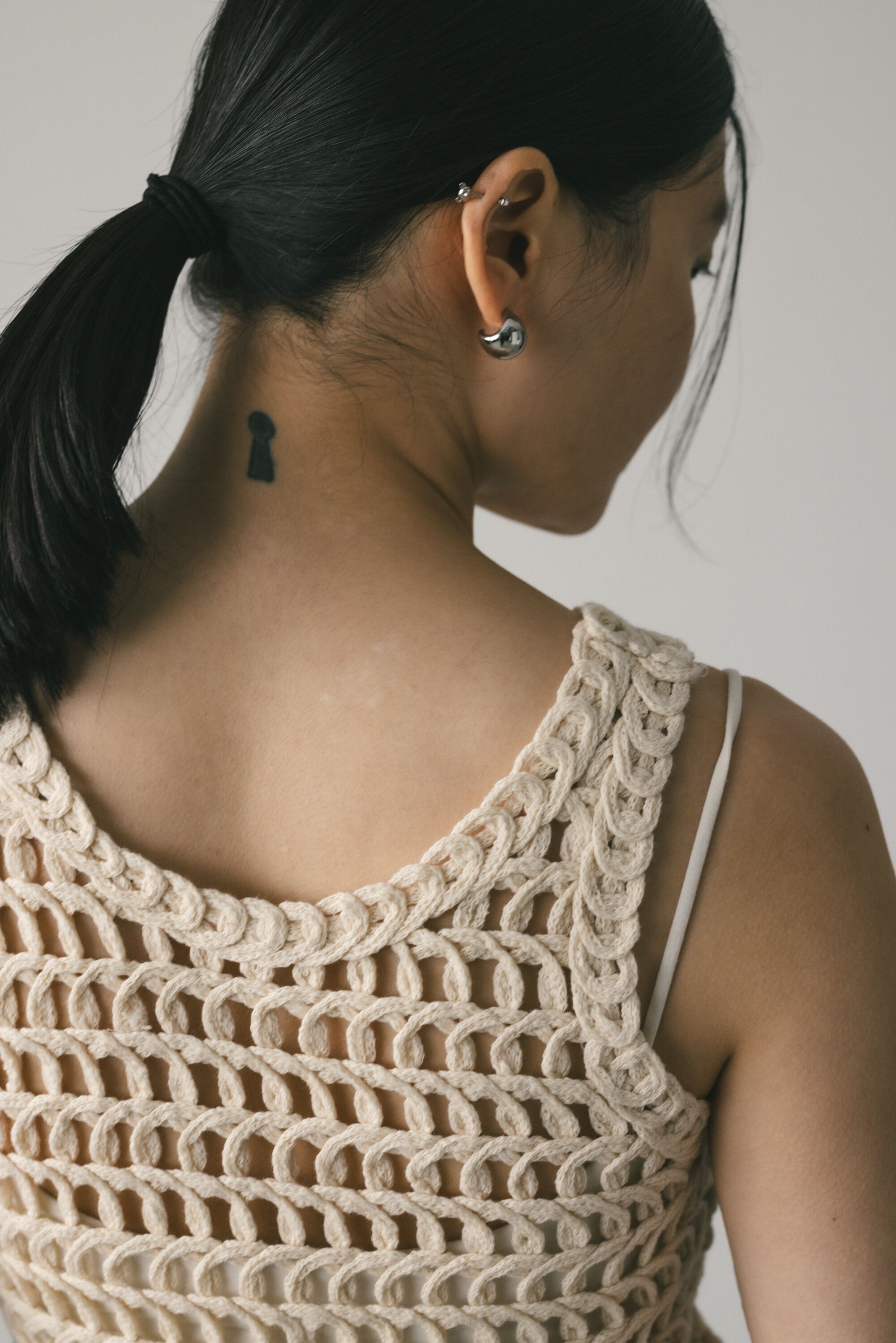 STYLEMIXER「テープヤーンショートニット」|タンクトップ|