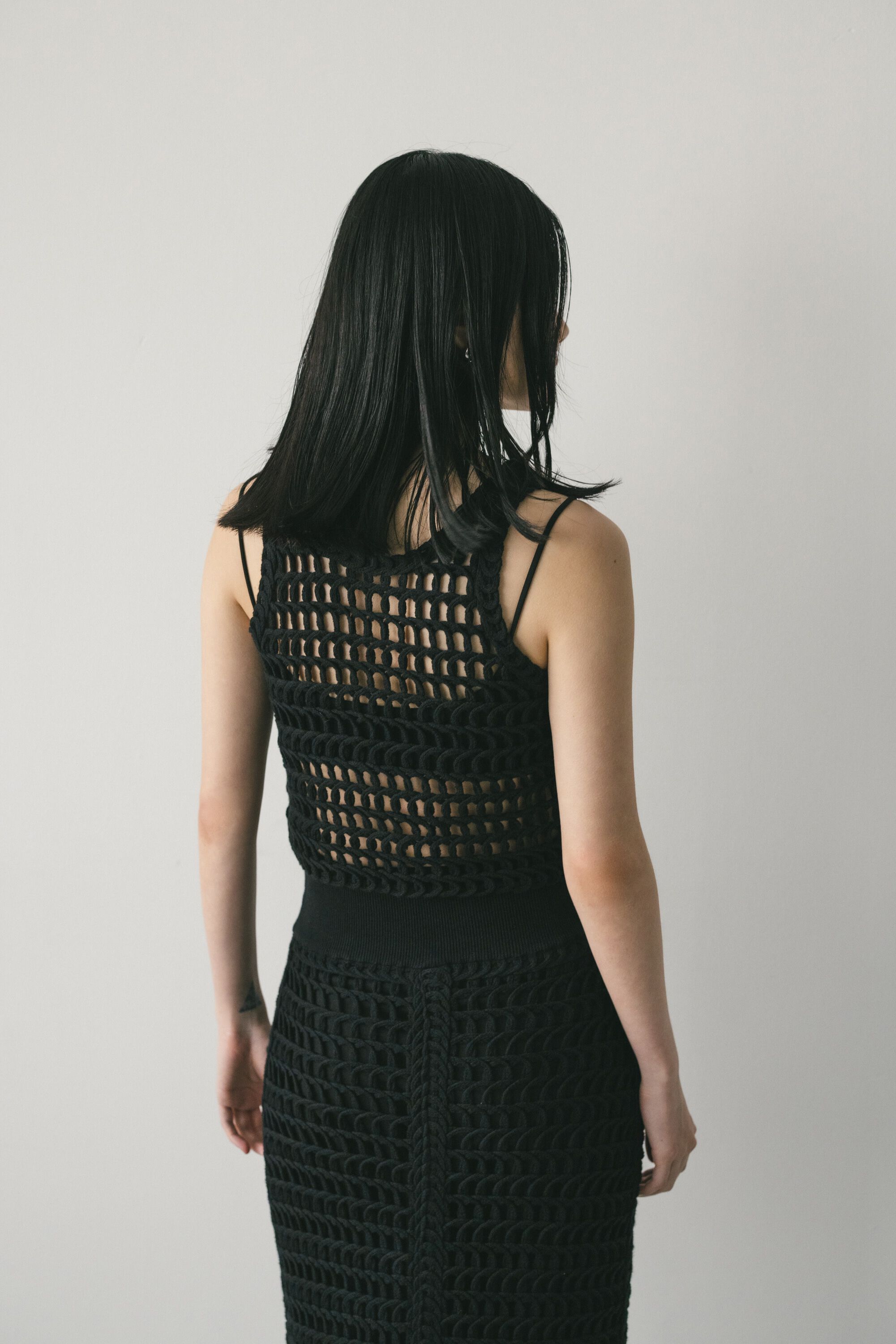 STYLEMIXER「テープヤーンショートニット」|タンクトップ|