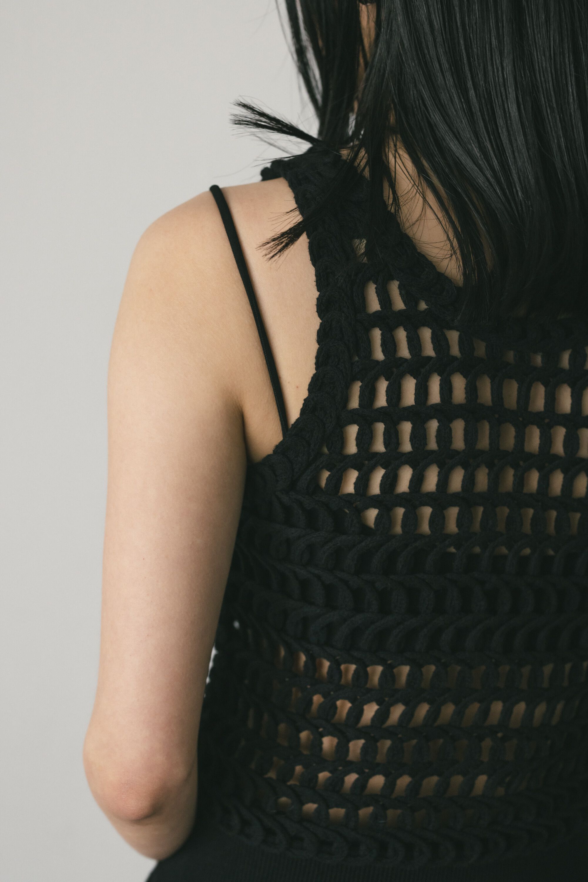 STYLEMIXER「テープヤーンショートニット」|タンクトップ|