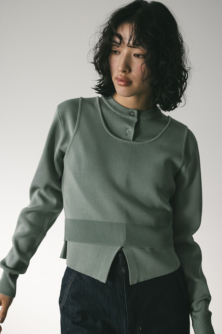 STYLEMIXER「アンサンブルニットカーデ」|ニット・セーター|