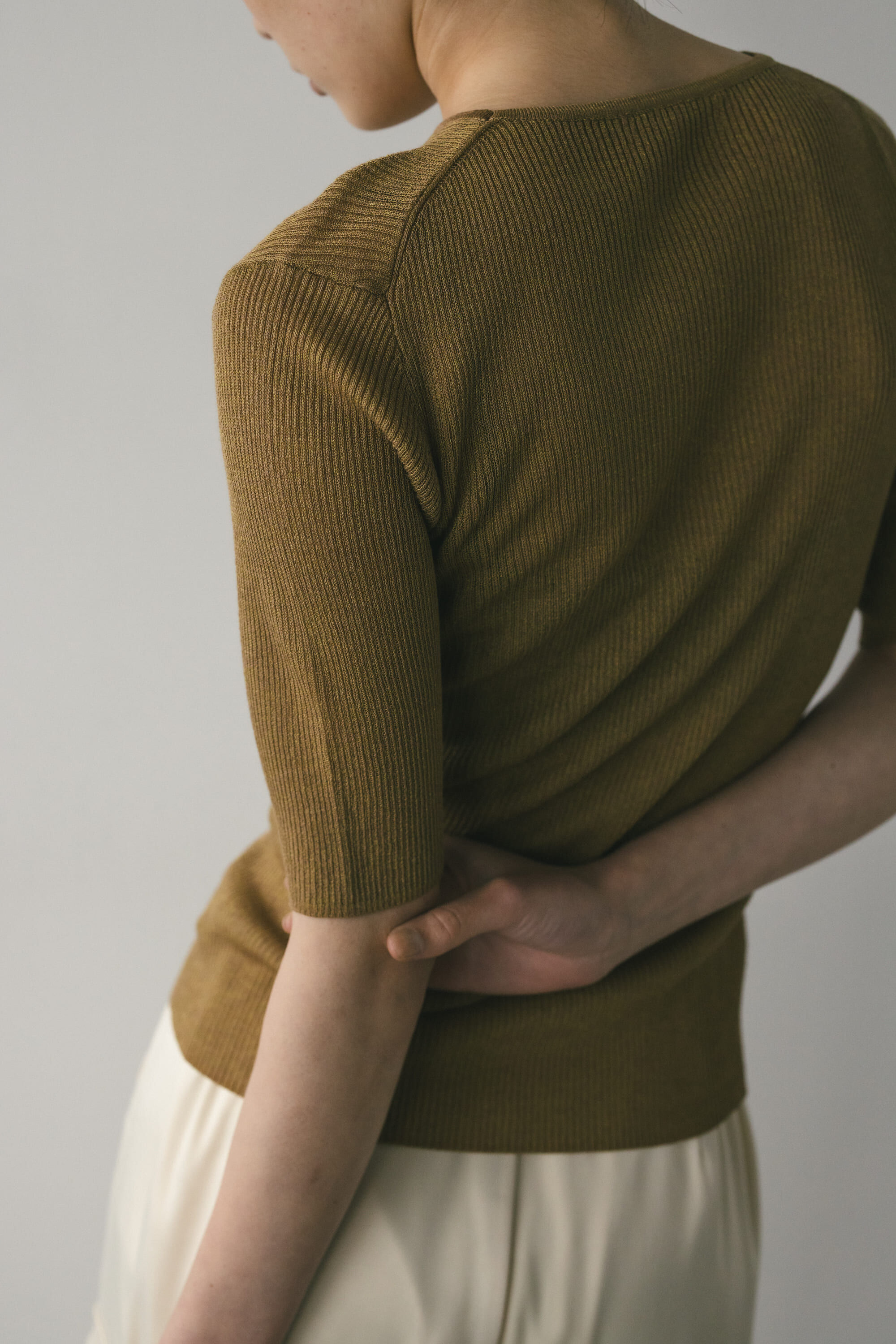 STYLEMIXER「シアーリブラメニットトップ」|ニット・セーター|