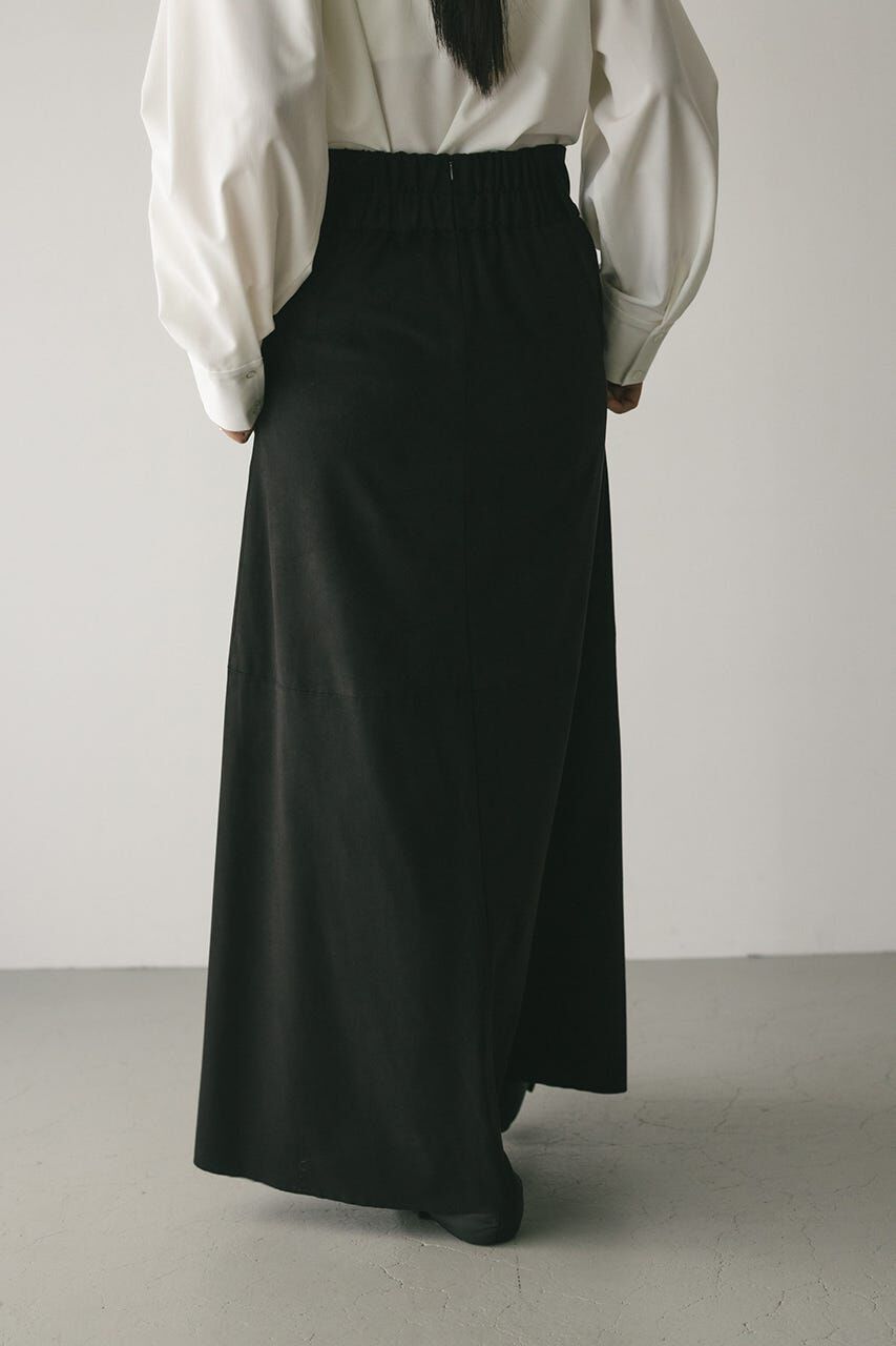 STYLEMIXER「フェイクスウェードパネルフレアスカート」|スカート|