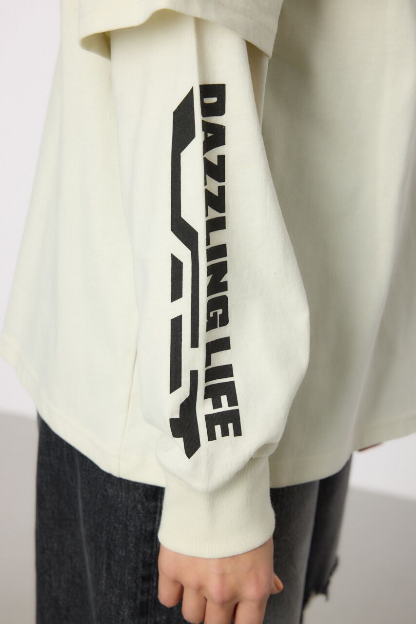 RODEO CROWNS「VintageフェイクレイヤードロングスリーブTシャツ」|Tシャツ・カットソー|