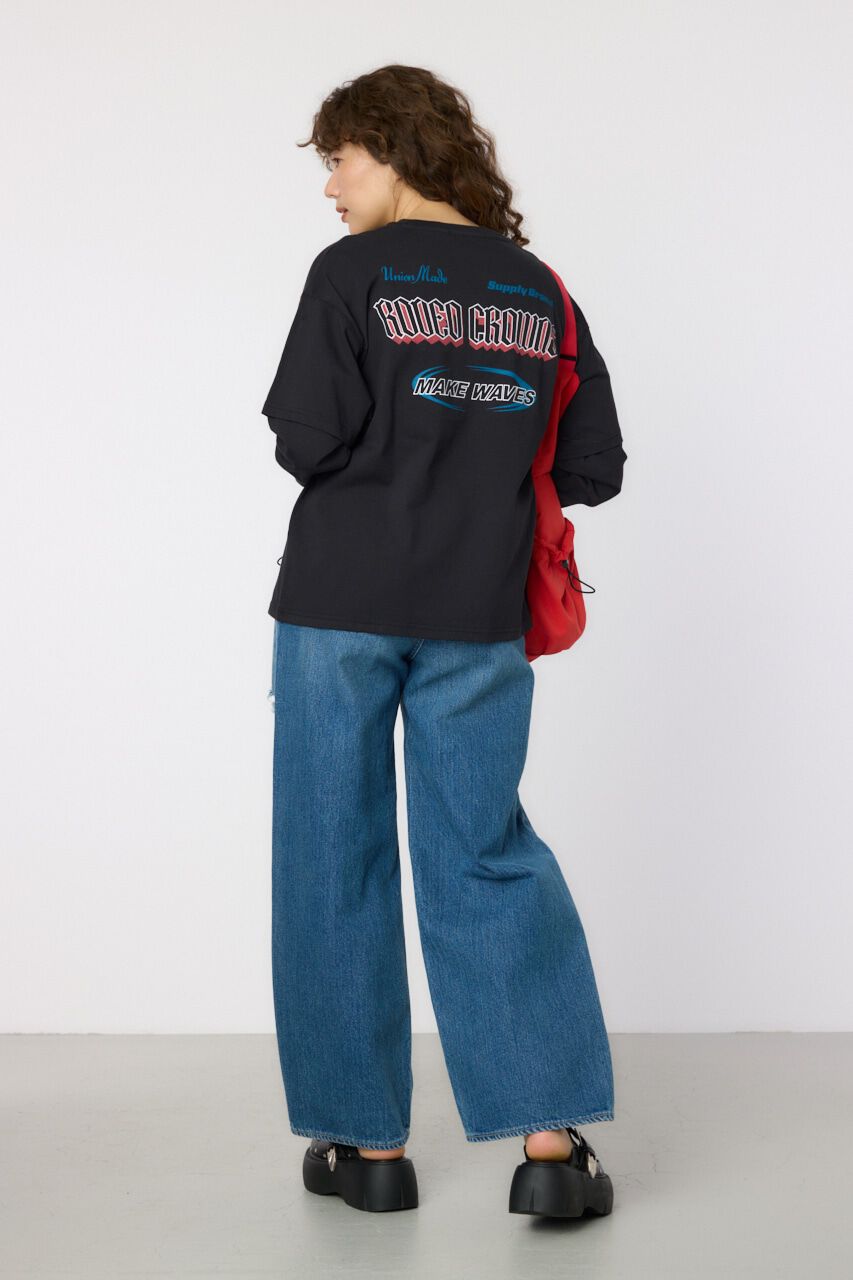 RODEO CROWNS「VintageフェイクレイヤードロングスリーブTシャツ」|Tシャツ・カットソー|