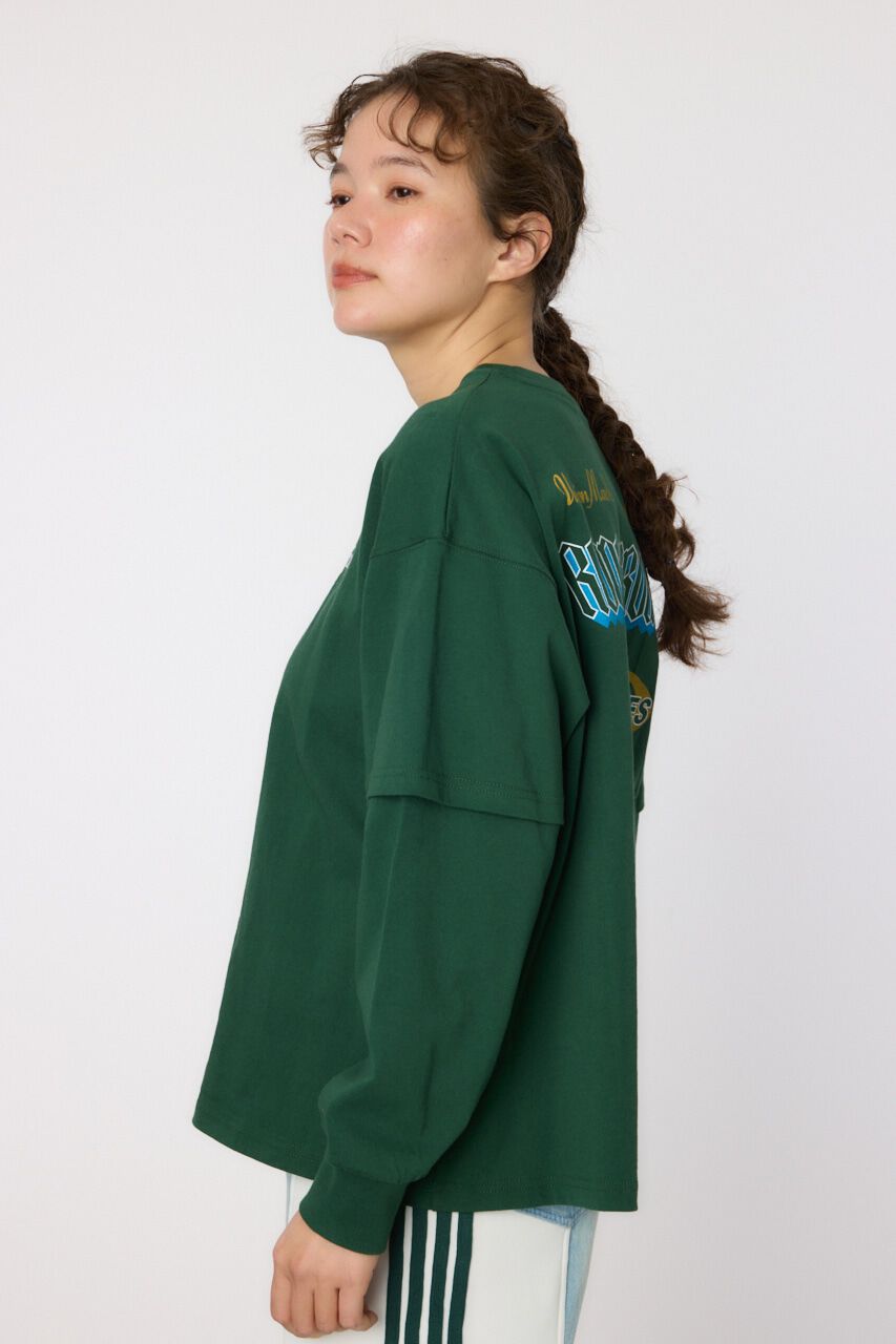 RODEO CROWNS「VintageフェイクレイヤードロングスリーブTシャツ」|Tシャツ・カットソー|