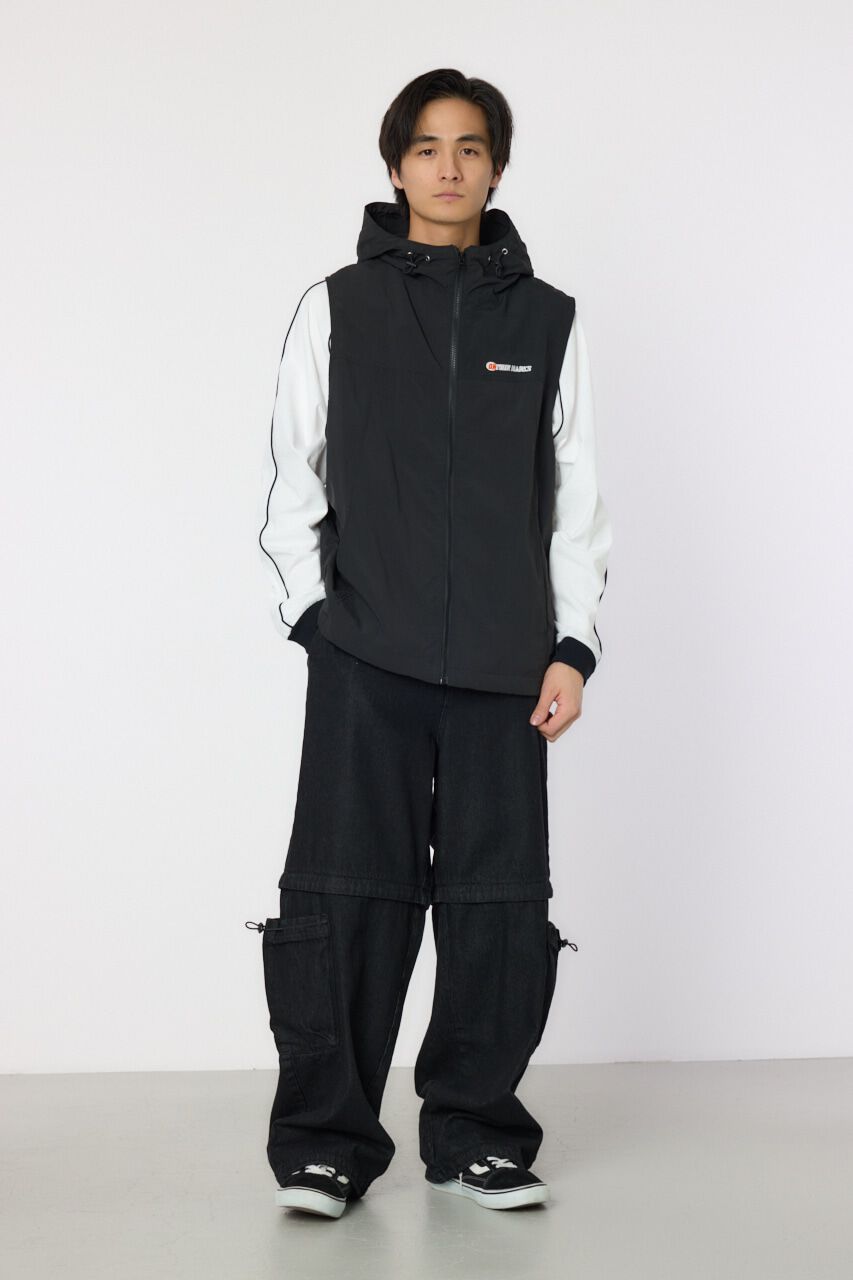 RODEO CROWNS「ドロストフーデッドベスト」|ダウンベスト・ベスト|