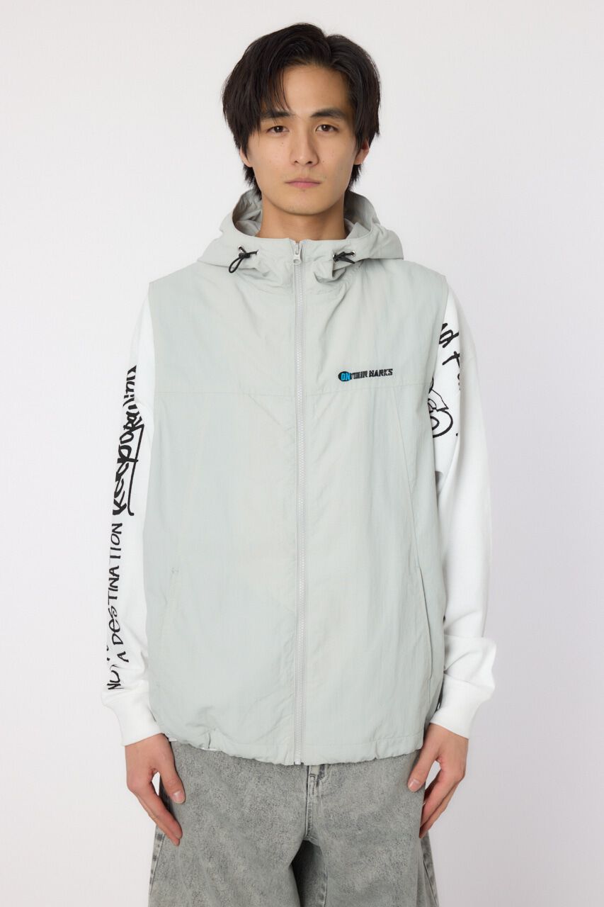 RODEO CROWNS「ドロストフーデッドベスト」|ダウンベスト・ベスト|