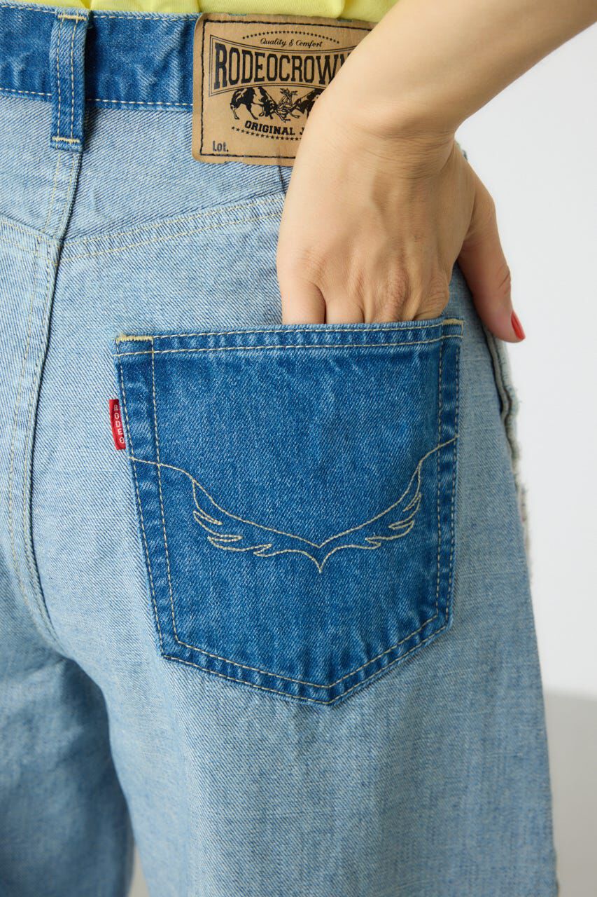 RODEO CROWNS「リバースワイドデニム」|デニム|