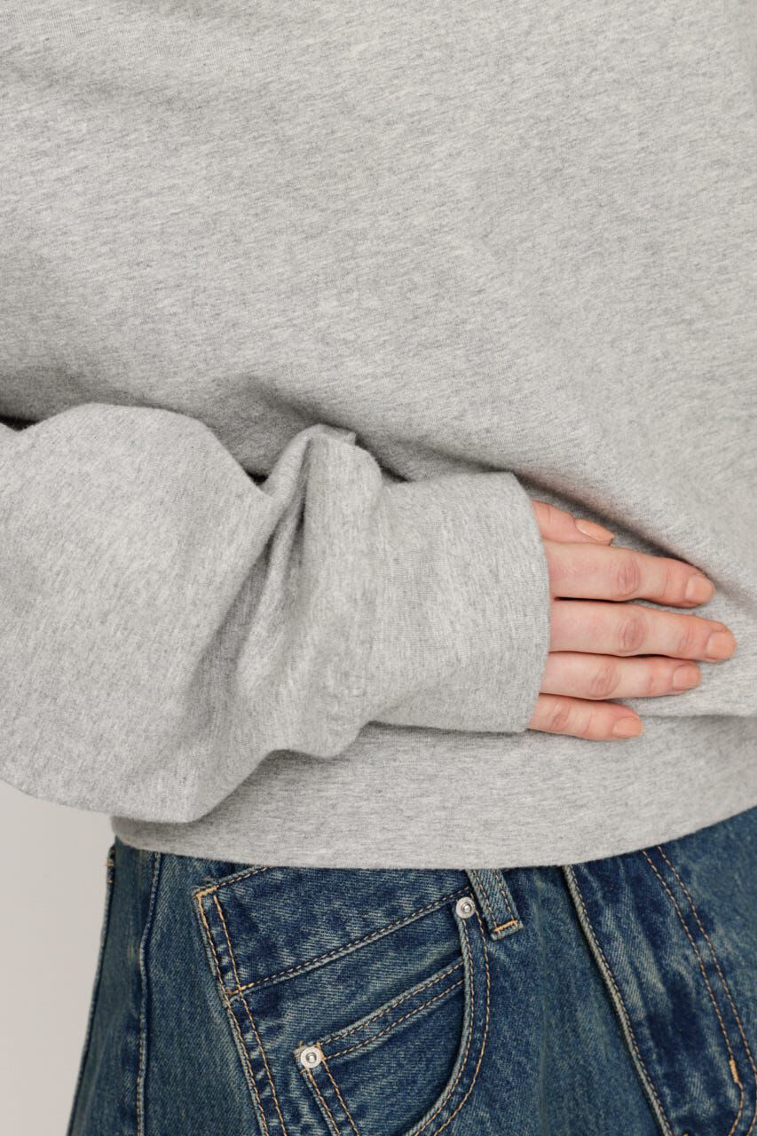 SLY「TUCKED OFFSHOULDER トップス」|パーカー|