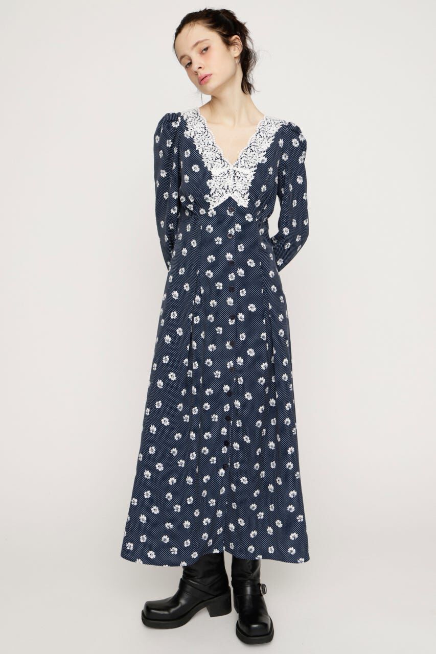 SLY「DOT GARDEN RETRO ドレス」|ワンピース|