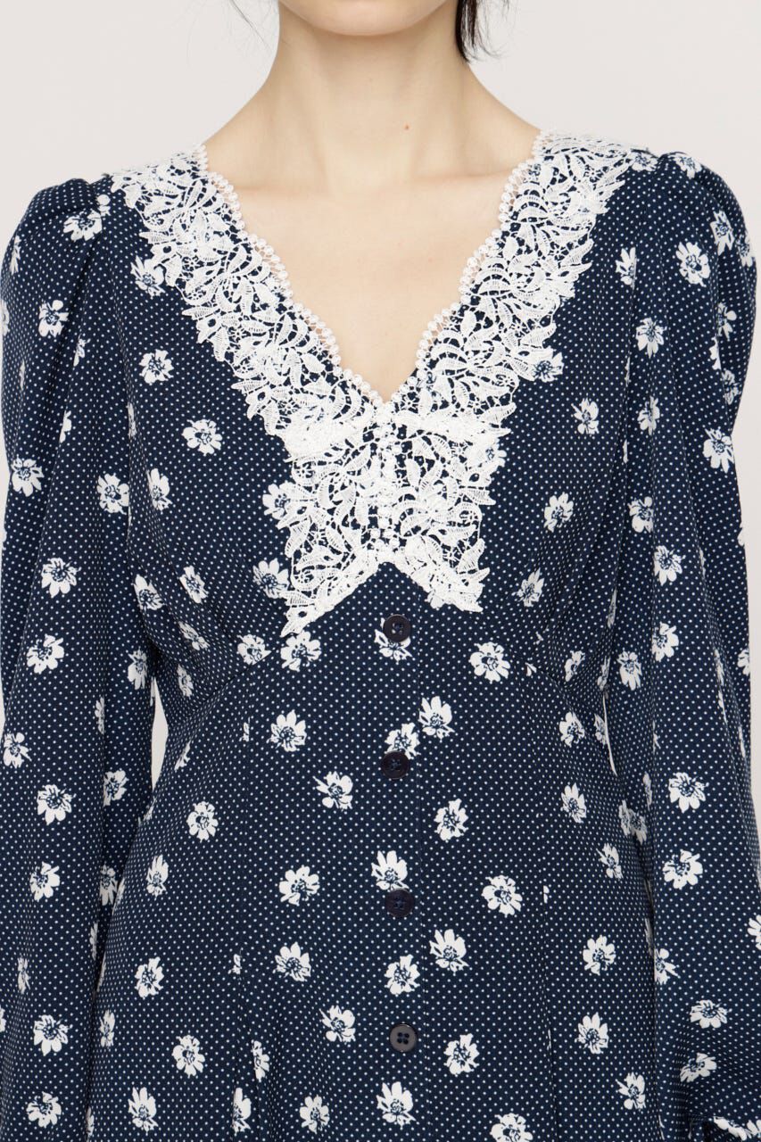 SLY「DOT GARDEN RETRO ドレス」|ワンピース|