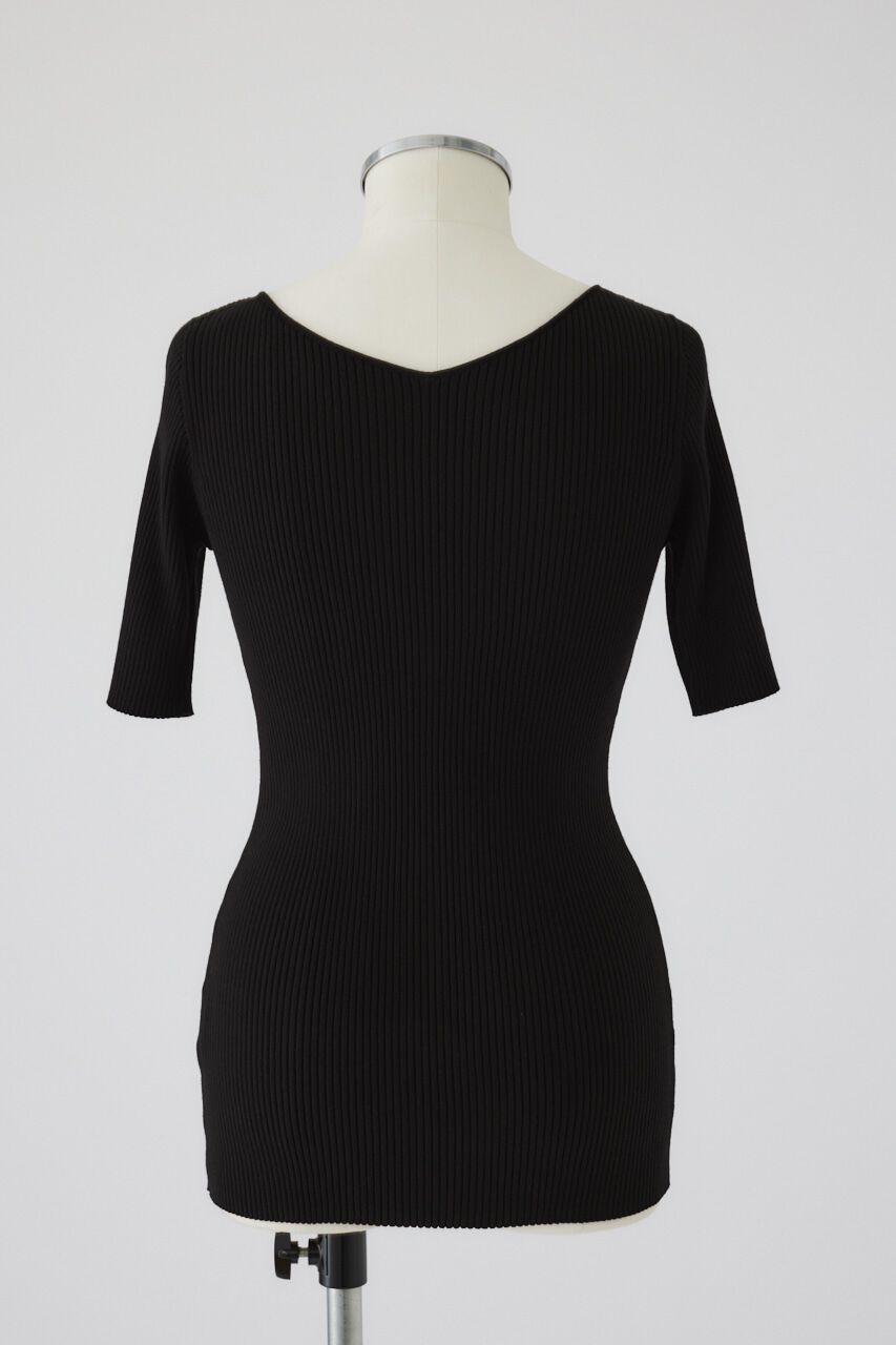 RIM.ARK 「Both v half sleeve tops」|ニット・セーター|