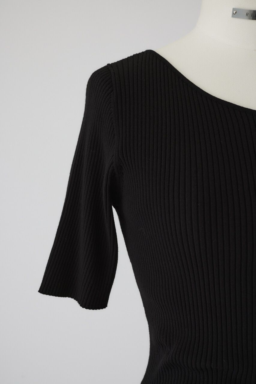 RIM.ARK 「Both v half sleeve tops」|ニット・セーター|