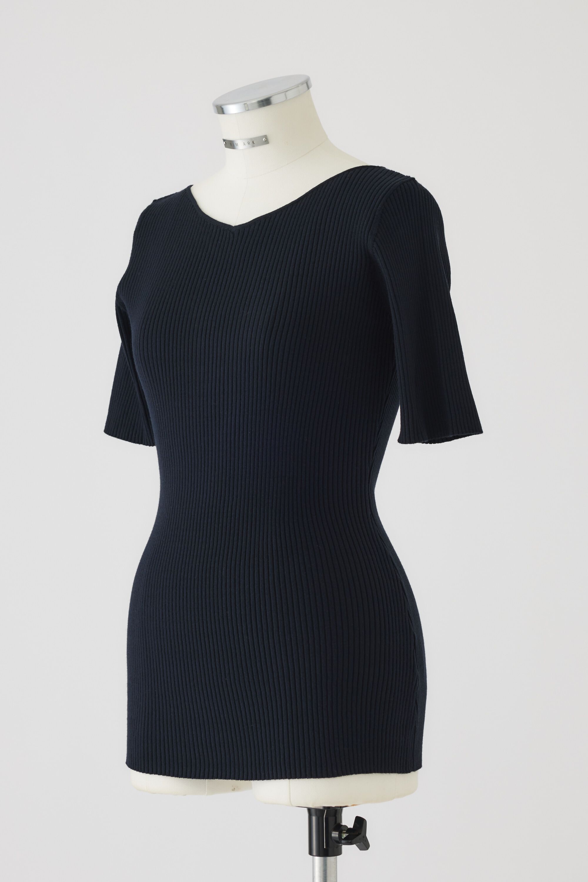 RIM.ARK 「Both v half sleeve tops」|ニット・セーター|