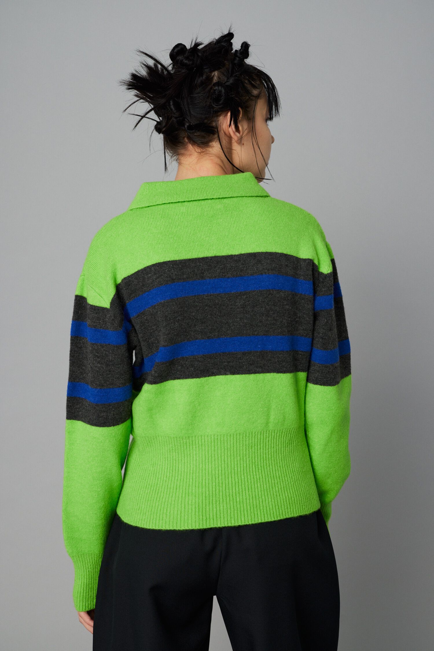 HeRIN.CYE「Border knit tops」|ニット・セーター|