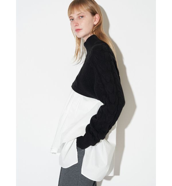 ELENDEEK「ASYMMETRY DOCKING KT」|ニット・セーター|