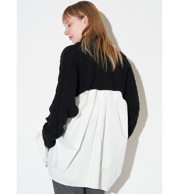 ELENDEEK「ASYMMETRY DOCKING KT」|ニット・セーター|