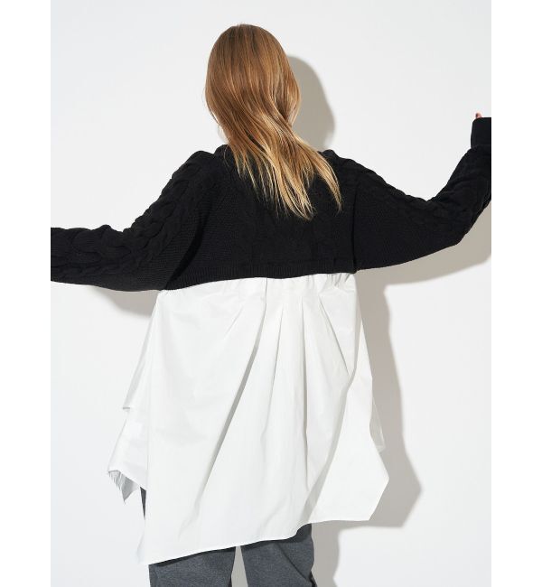 ELENDEEK「ASYMMETRY DOCKING KT」|ニット・セーター|