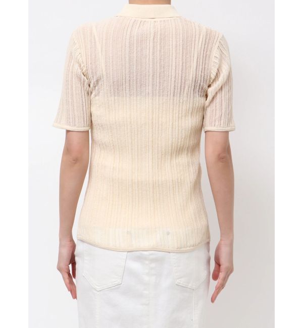 ELENDEEK「SHEER PLEATS KT TOP」|ニット・セーター|