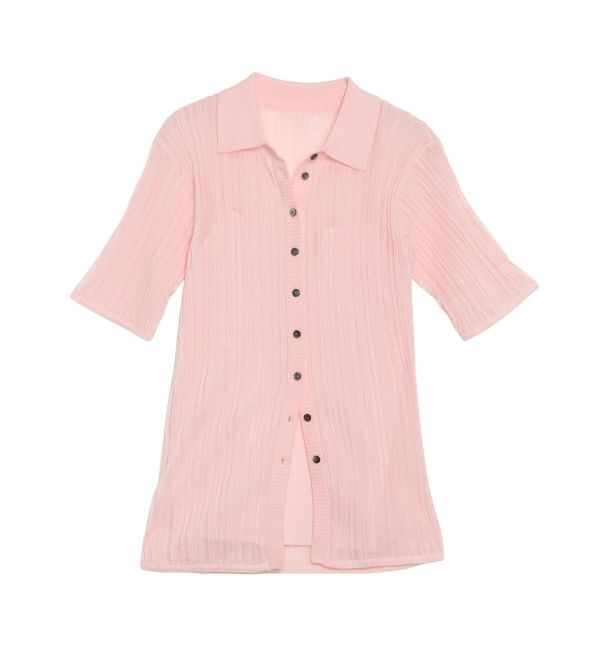 ELENDEEK「SHEER PLEATS KT TOP」|ニット・セーター|