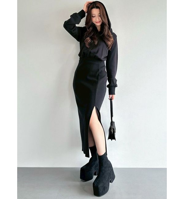 RESEXXY「スウェットフーディワンピース」|ワンピース|