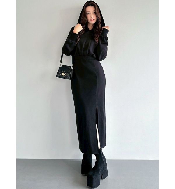 RESEXXY「スウェットフーディワンピース」|ワンピース|