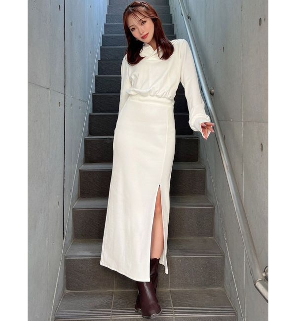 RESEXXY「スウェットフーディワンピース」|ワンピース|