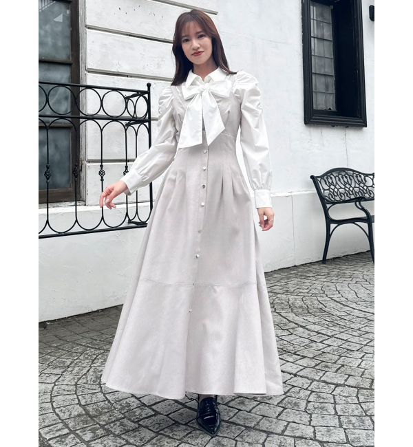 dazzlin「2WAYボウタイペプラムブラウス」|シャツ・ブラウス|