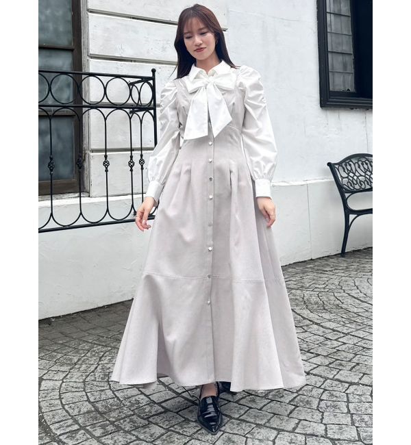 dazzlin「2WAYボウタイペプラムブラウス」|シャツ・ブラウス|