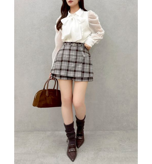 dazzlin「2WAYボウタイペプラムブラウス」|シャツ・ブラウス|