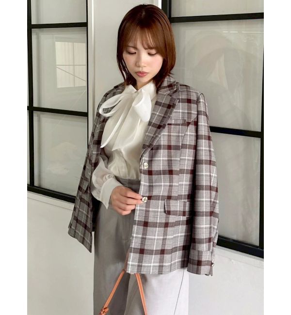 dazzlin「2WAYボウタイペプラムブラウス」|シャツ・ブラウス|