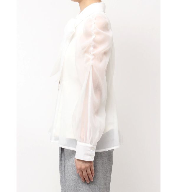 dazzlin「2WAYボウタイペプラムブラウス」|シャツ・ブラウス|