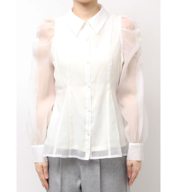 dazzlin「2WAYボウタイペプラムブラウス」|シャツ・ブラウス|