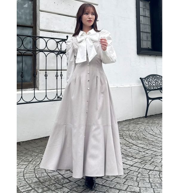 dazzlin「2WAYボウタイペプラムブラウス」|シャツ・ブラウス|