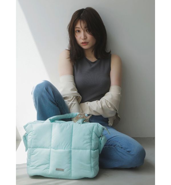 dazzlin「【吉田朱里】マシュマロトートバッグ」|ボストンバッグ|