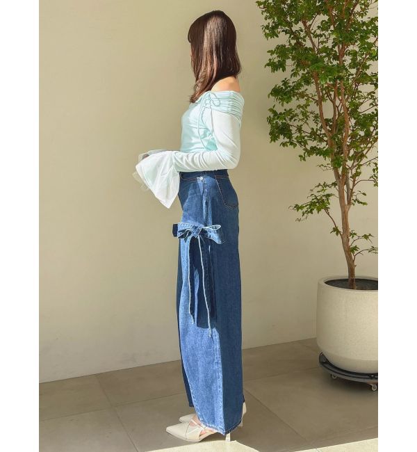 dazzlin「シアーベロアオフショルトップスⅡ」|Tシャツ・カットソー|