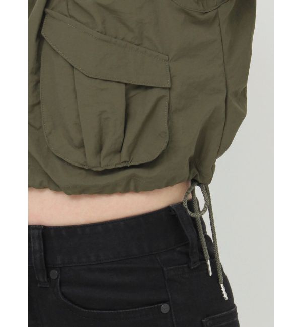 MURUA「シャーリングフードベスト【セットアップ着用可】」|ベスト・ジレ|