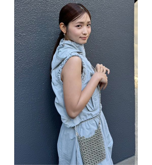 MURUA「シャーリングフードベスト【セットアップ着用可】」|ベスト・ジレ|